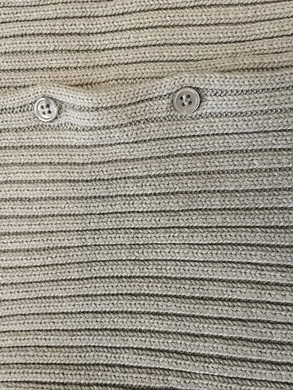 NEW Bonpoint Light Sage Ribbed Button-Front Sweater Cardigan